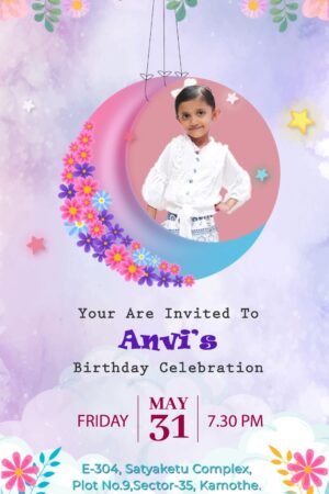 Birthday Invitation Video BIV01 English