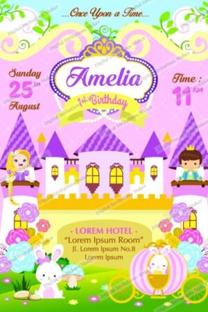 Birthday Invitation Card BIC021 English